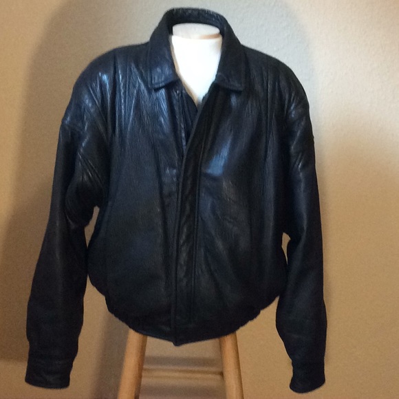 robert comstock leather jacket